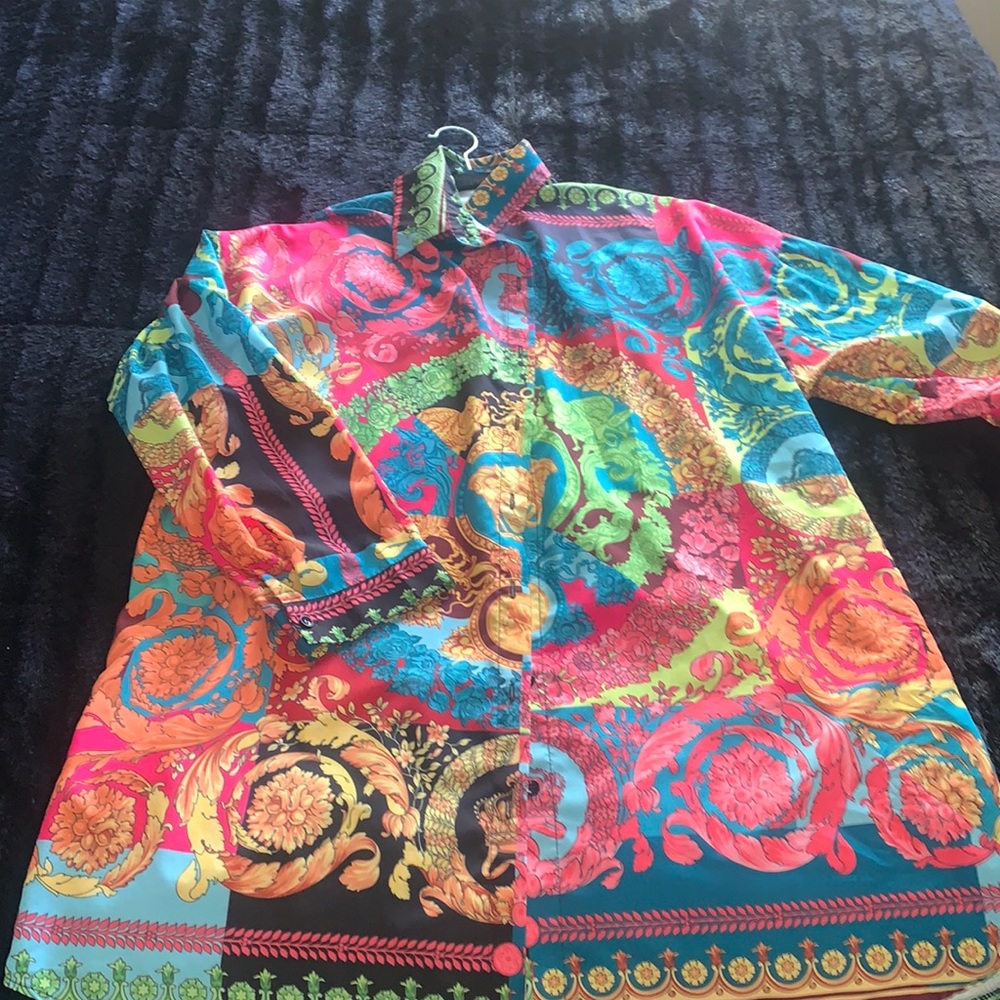 Versace INSPIRED Shirt/Shirt Dress